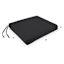 Crosby St. Sorvino Ash Premium Outdoor Square Seat Cushion