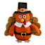 Homespun Harvest Turkey Boy Table Decor, 6.5"