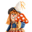 Standing Scarecrow with Mushroom, 18"