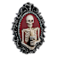 Skeleton Wall Decor with LED, 10"