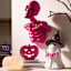 Hey Boo! Pink Pumpkin, 6"