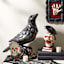 Midnight Shadows Wood Skull Table Decor, 5.5"