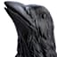 Midnight Shadows Crow Stand on Stump, 14.8"