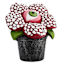 Grim Gardens Round Plant with Eye, 6.7"