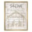 Glass Framed Silent Night Wall Art, 17x21