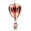 Classic Christmas Hot Air Balloon Ornament, 7"