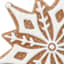 Gingerbread Lane Snowflake Glitter Ornament, 4"