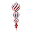 Peppermint Finial Jumbo Ornament, 20"