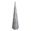 Silver Glittered Cone Tree, 30"