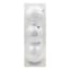 3-Count White Iridescent Ornaments, 150mm