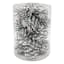 20-Count Silver Glitter Pinecone Ornaments, 60mm