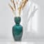 Jade Ceramic Vase, 14.8"