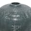 Blue Textured Ceramic Vase, 11.2"