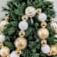 White & Gold Jumbo Shatterproof Garland, 79.5"