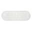 White Fully Beaded Table Runner, 36"