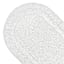 White Fully Beaded Table Runner, 36"