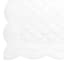 Set of 4 White Quilted Placemats, 13x19