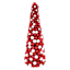 Peppermint Swirl Red & White Iridescent Ornament Tree, 36"