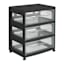3-Drawer Card Wide, Black