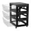 4-Drawer Card Wide, Black