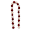 Red & White Jumbo Felt Garland, 72"