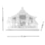 Musical LED lit Nativity Scene, 10x13"