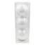 3-Count White Iridescent Ornaments, 150mm