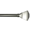 Parker 3/4" Pewter Trumpet Curtain Rod, 28-48"