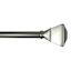 Parker 3/4" Pewter Trumpet Curtain Rod, 84-120"