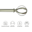 Princeton 3/4" Nickel Cage Curtain Rod, 28-48"