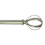 Princeton 3/4" Nickel Cage Curtain Rod, 84-120"