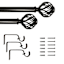 Winslow 1" Bronze Cage Curtain Rod, 18-36"
