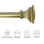 Mitchell 1" Brass Square Curtain Rod, 18-36"