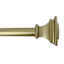 Mitchell 1" Brass Square Curtain Rod, 36-72"