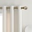 1" Wood Finish Etched Ball Curtain Rod, 18-36"