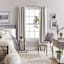 7/8" Pewter Room Darkening French Curtain Rod, 34-112"