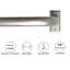 7/8" Pewter Room Darkening French Curtain Rod, 34-112"