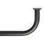 7/8" Black Room Darkening French Curtain Rod, 34-112"