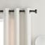 7/8" Black Room Darkening French Curtain Rod, 34-112"