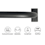 7/8" Black Room Darkening French Curtain Rod, 34-112"