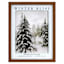 Glass Framed Winter Bliss Wall Art, 15x12