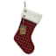 Red & Black Plaid Stocking, 21.5"