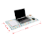 REAL SIMPLE Multi-Check Faux Leather Desk Pad, 31x15.5
