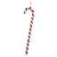Peppermint Swirl Candy Cane Decor, 36"