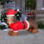 (IN30) Holiday Light Outdoor Dachshund Inflatable, 3.5' Wide