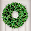 Classic Christmas Green Tinsel Wreath, 30"