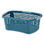 REAL SIMPLE 2-Tone Laundry Hip Basket, Blue
