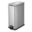 REAL SIMPLE Stainless Steel Slim Trash Can, 45l