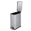 REAL SIMPLE Stainless Steel Slim Trash Can, 45l