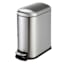 REAL SIMPLE Stainless Steel Rounded Lid Trash Bin, 5l